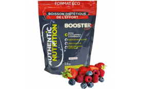 Boisson Energétique Isotonique - Booster + - Fruits rouges - 1500gr